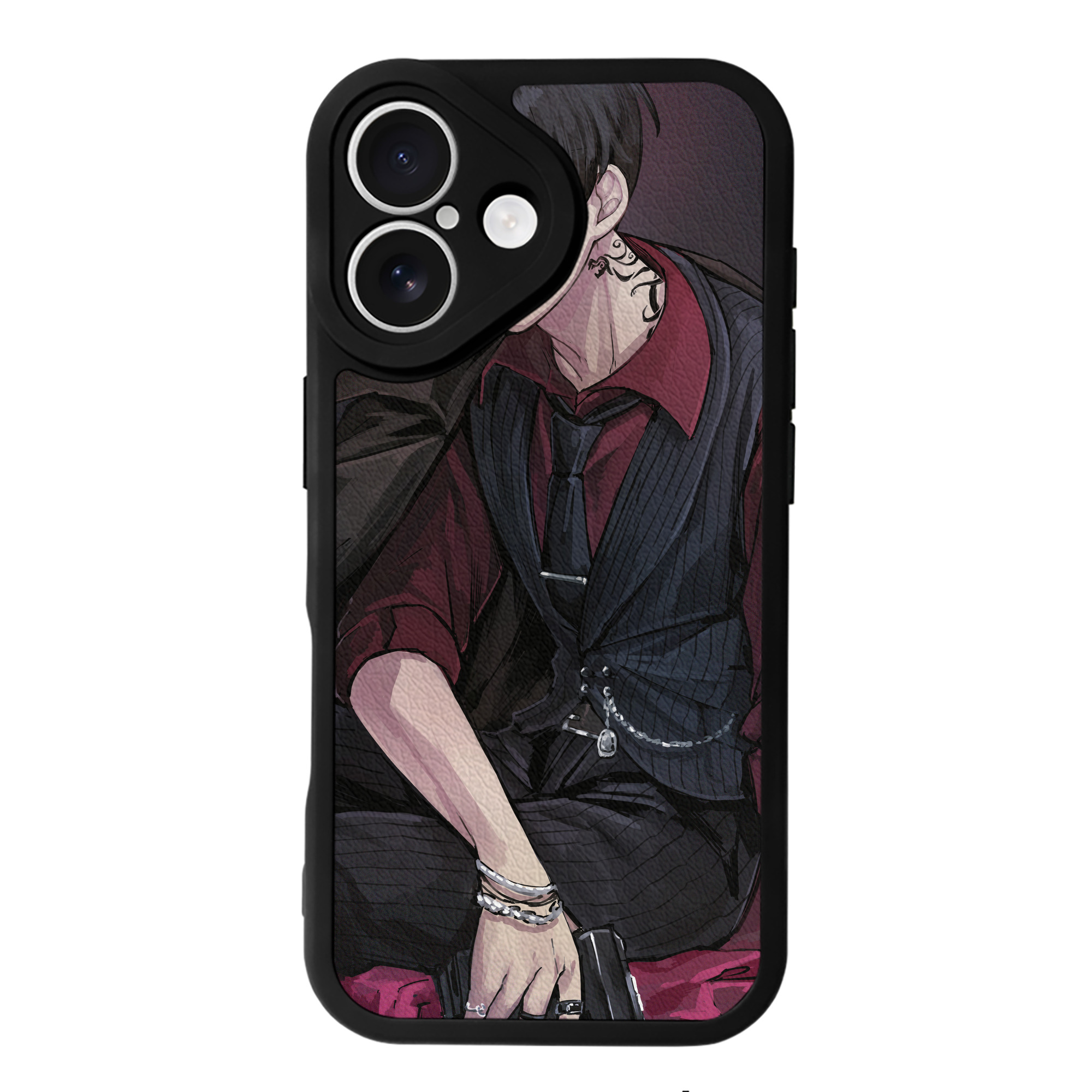 （画像用） 東京リベンジャーズ Tokyo Revengers 【iPhone 16シリーズ対応】シリコンスマホケース（レザー調） 材質：シリコン